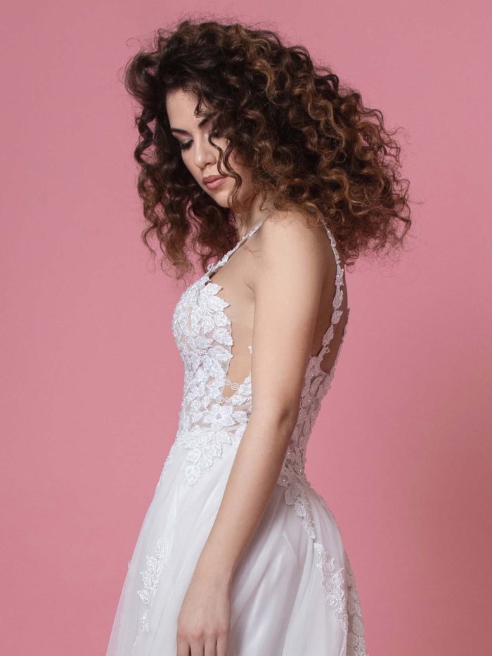 Abito da sposa in pizzo  - E007 